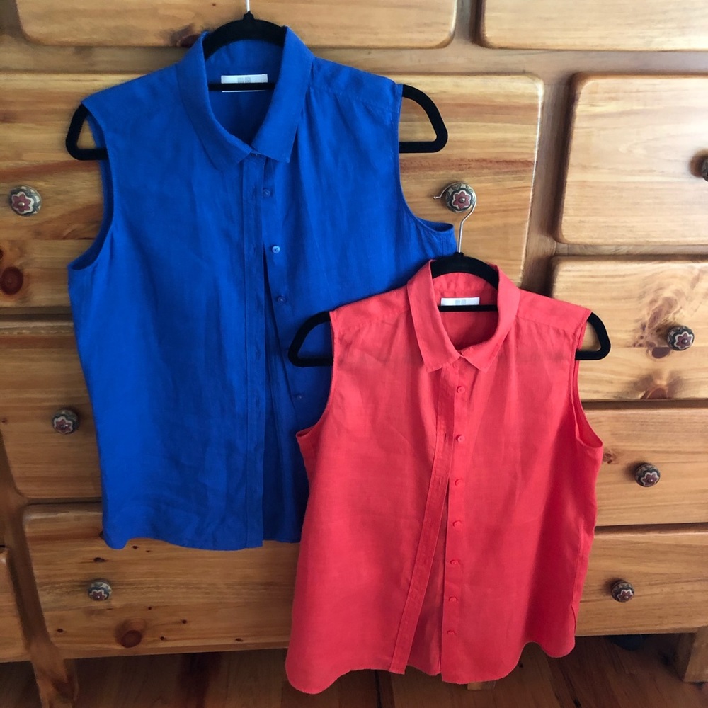 Uniqlo linen tops